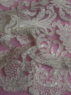 Ivory Corded Lace - Hermione -Elegance in Lace Hermione