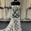 Ivory Beaded Lace - Victoria -Elegance in Lace IvoryBeadedBridalLace Victoria