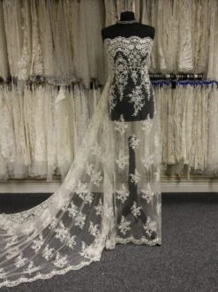 Ivory Beaded Lace - Alexandra