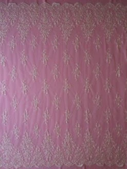 Ivory Beaded Lace - Veronica -Elegance in Lace IvoryBeadedLace Veronica FullWidth