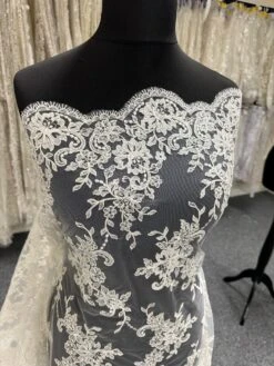 Ivory Corded Lace - Adele 13 Ivory Corded Lace - Adele -Elegance in Lace IvoryBridalLace Adele