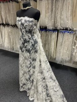 Ivory Beaded Lace - Anoushka -Elegance in Lace IvoryBridalLace Anoushka 36f11792 0c8d 452b a855 9a0f565f98dc