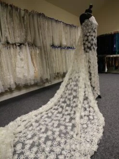 Ivory Flower Lace - Arianna -Elegance in Lace IvoryBridalLace Arianna