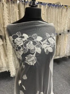 Ivory Beaded Lace - Bardot -Elegance in Lace IvoryBridalLace Bardot 12514378 77c4 44e4 89ac 6218f91f164a