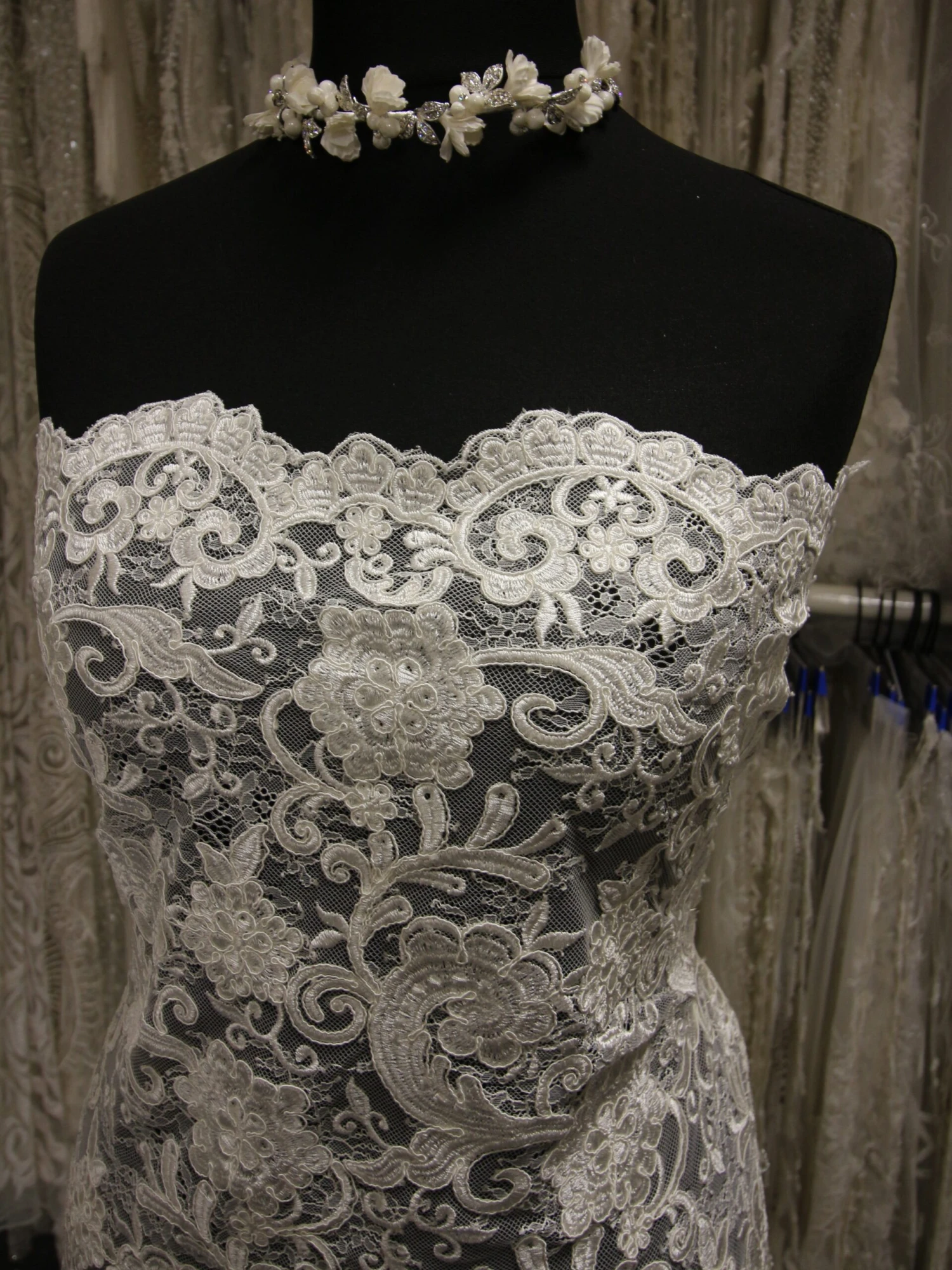 Ivory Corded Lace - Eden 4 Ivory Corded Lace - Eden - Image 2