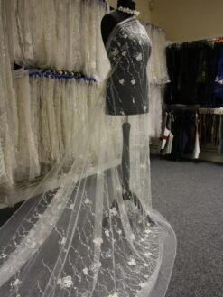 Ivory Beaded Embroidered Lace - Genka 18 Ivory Beaded Embroidered Lace - Genka -Elegance in Lace IvoryBridalLace Genka