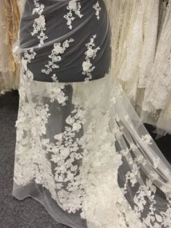 Ivory 3D Embroidered Lace - Hunter -Elegance in Lace IvoryBridalLace Hunter e60209dc 71c4 48ef b273 41ab205090cc