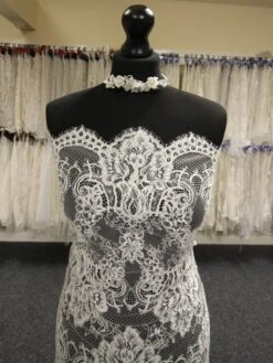 Ivory Corded Lace - Karen -Elegance in Lace IvoryBridalLace Karen