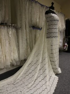 Ivory Beaded Bridal Lace - Laura -Elegance in Lace IvoryBridalLace Laura