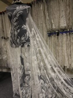 Ivory Beaded Embroidery Lace - Leonella -Elegance in Lace IvoryBridalLace Lionella b733e8b7 00db 4943 991a 2d4abea5b3fb