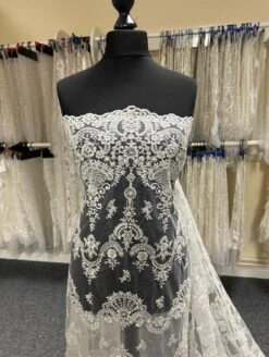 Ivory Embroidered Lace - Ruby -Elegance in Lace IvoryBridalLace Ruby a93af041 8337 4f6c 9e56 c94cbb346479