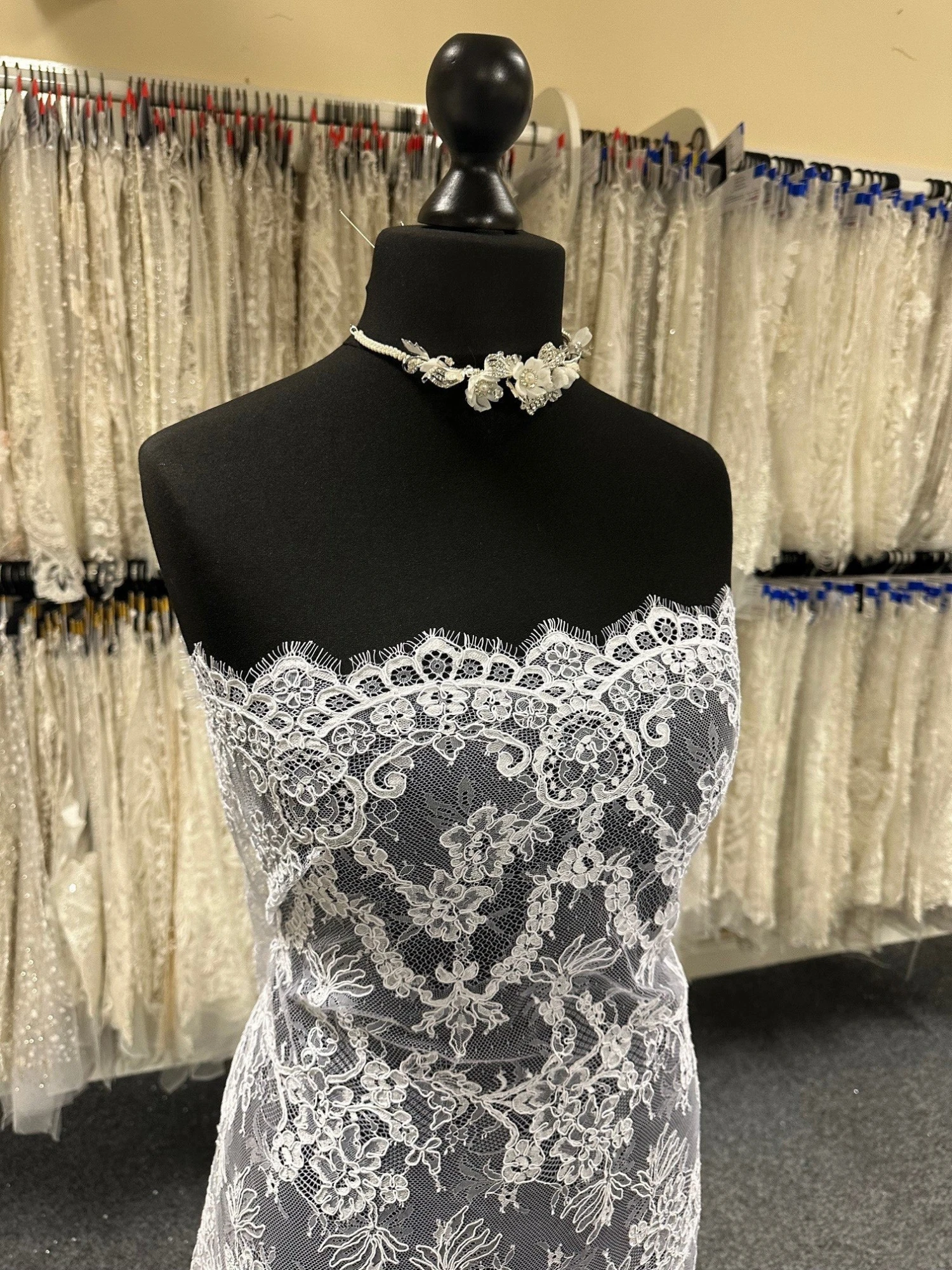 White Corded Lace - Andrey 8 White Corded Lace - Andrey - Image 6