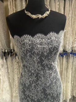 Ivory Chantilly Lace - Francesca 14 Ivory Chantilly Lace - Francesca -Elegance in Lace IvoryChantillyLace Francesca