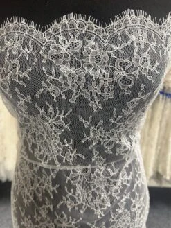 Ivory Chantilly Lace - Francesca 15 Ivory Chantilly Lace - Francesca -Elegance in Lace IvoryChantillyLace Francesca