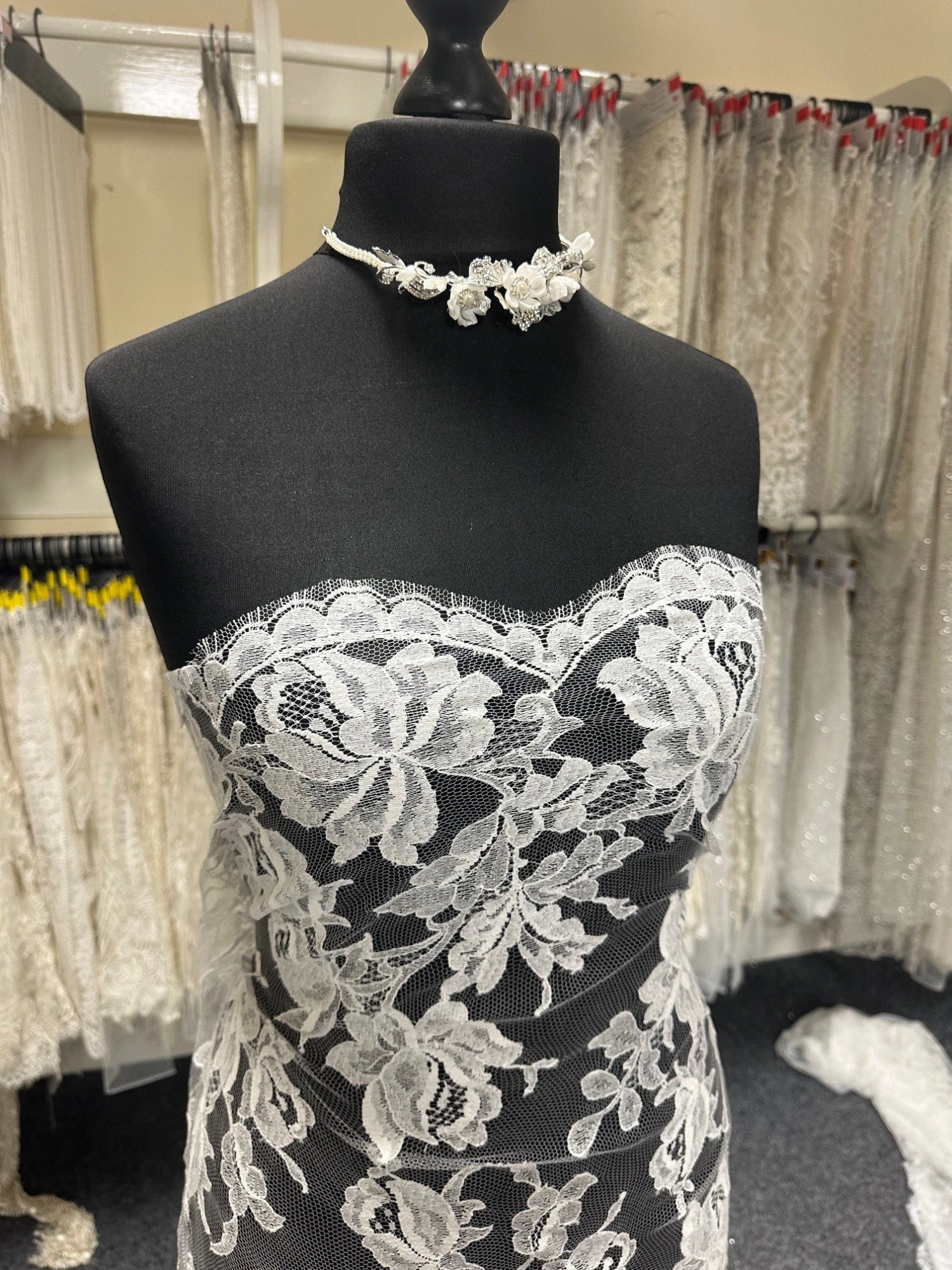 Ivory Chantilly Lace - Harper 10 Ivory Chantilly Lace - Harper - Image 8