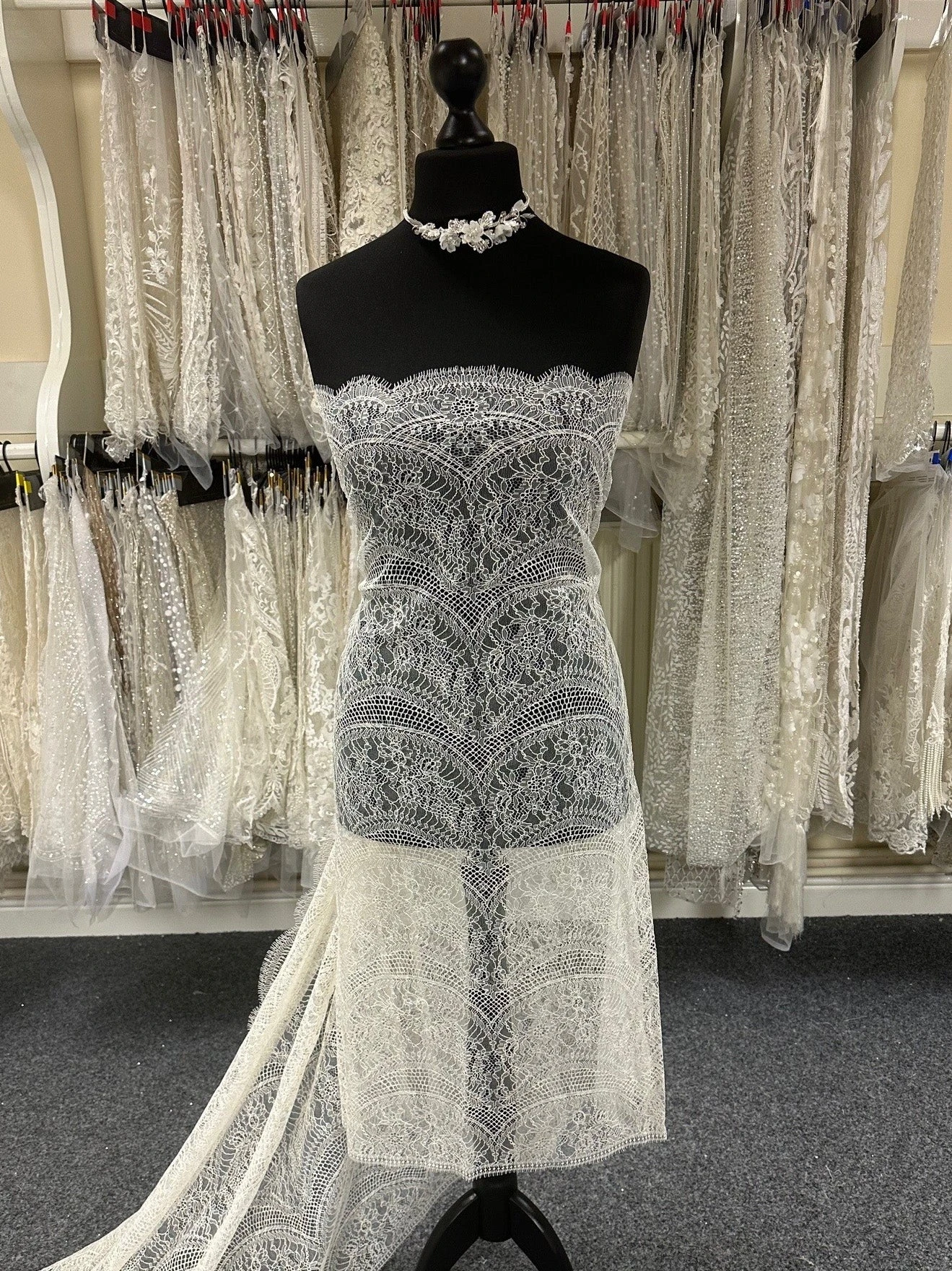 Ivory Chantilly Lace - Jocelyn 3 Ivory Chantilly Lace - Jocelyn