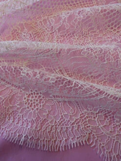 Ivory Chantilly Lace - Jocelyn -Elegance in Lace IvoryChantillyLace Jocelyn CloseUp