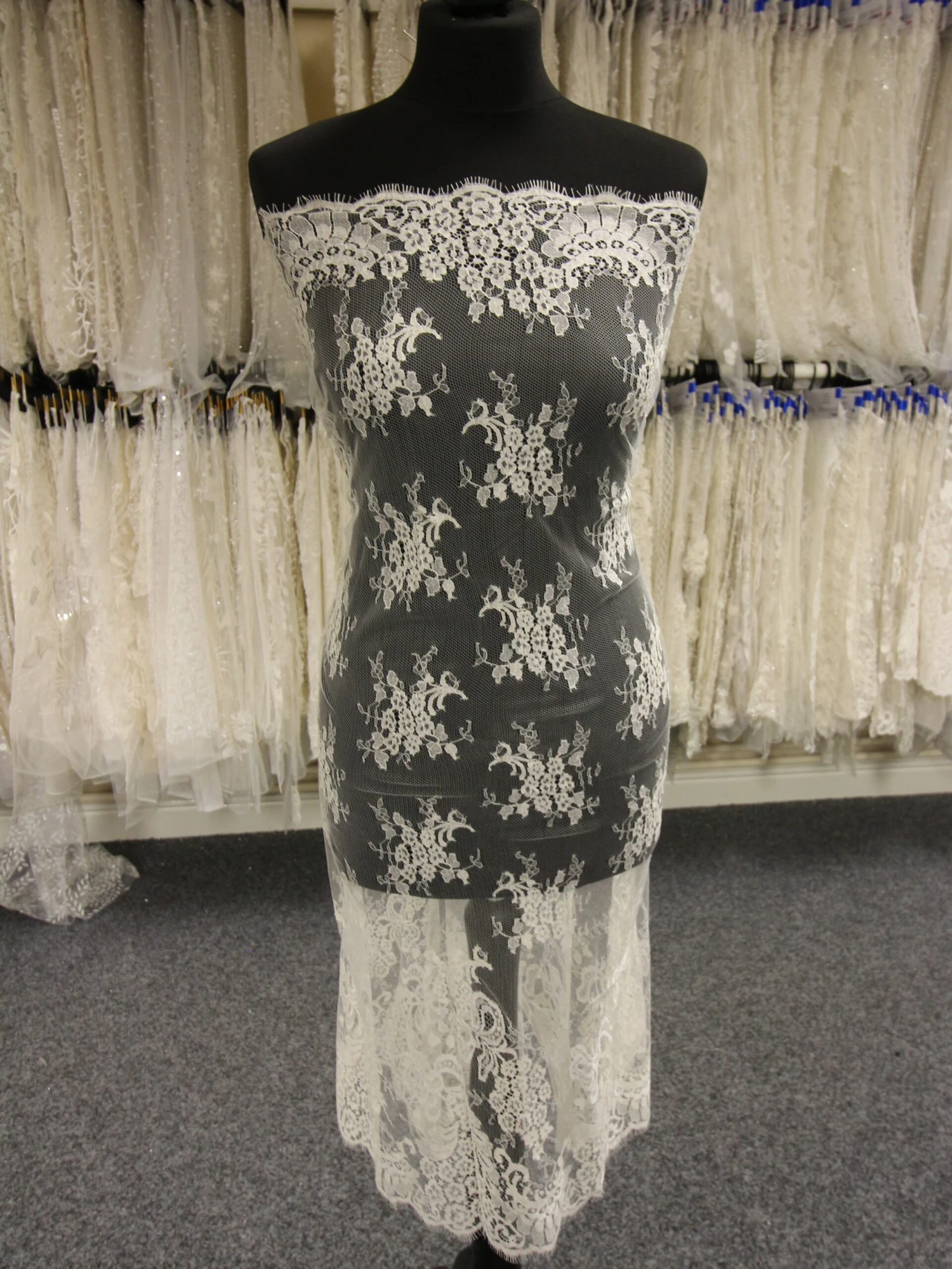 Ivory Chantilly Lace - Lillian 3 Ivory Chantilly Lace - Lillian