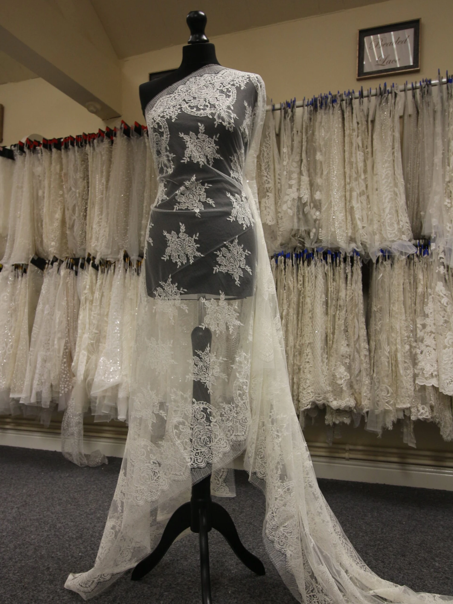 Ivory Chantilly Lace - Saffron 3 Ivory Chantilly Lace - Saffron