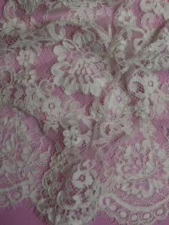 Ivory Corded Lace - Dionne 16 Ivory Corded Lace - Dionne -Elegance in Lace IvoryCordedLace Dionne