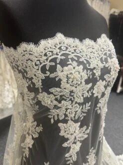 Ivory Beaded Lace - Daisy 25 Ivory Beaded Lace - Daisy -Elegance in Lace IvoryEmbellishedBridalLace Daisy 1