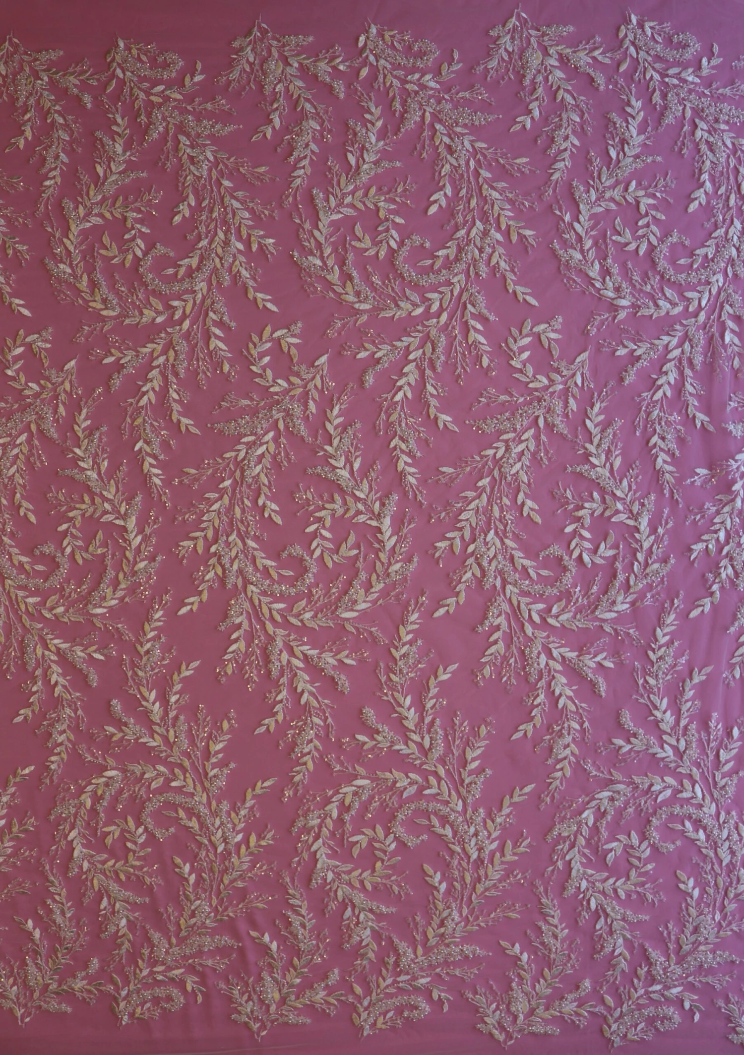 Ivory Beaded Bridal Lace - Giralda 9 Ivory Beaded Bridal Lace - Giralda - Image 7