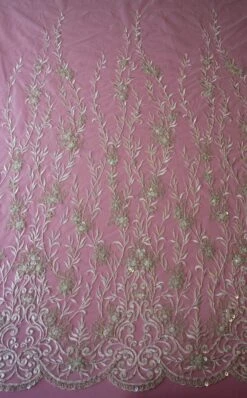 Ivory Embroidered Lace - Heart 9 Ivory Embroidered Lace - Heart -Elegance in Lace IvoryEmbroideredLace Heart FullWidth