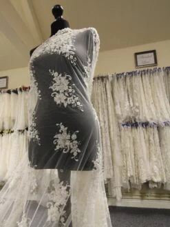 Ivory Beaded Lace - Clementine -Elegance in Lace IvoryLace Clementine