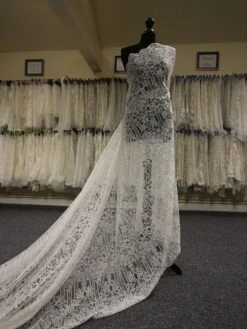 Ivory Embroidered Lace - Colette -Elegance in Lace IvoryLace Colette