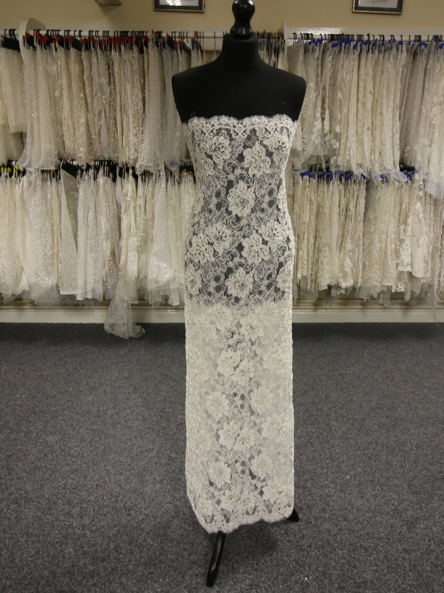 Ivory Corded Lace - Keeley 3 Ivory Corded Lace - Keeley