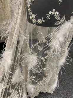 Ivory Beaded With White Feathers Lace - Chantelle -Elegance in Lace IvoryLacewithWhiteFeathers Chantelle 66147bc0 c370 4093 9c30 0c5a4bdd8c5b