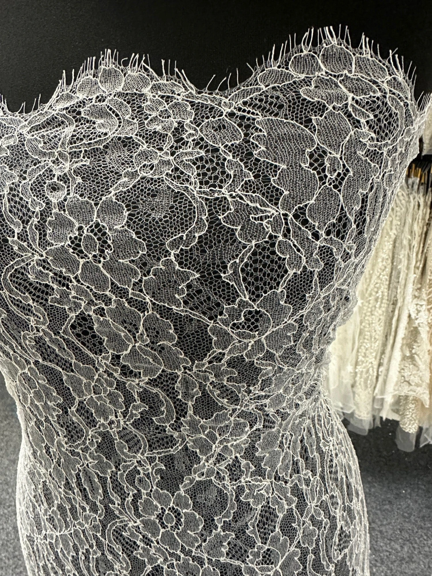 Ivory Chantilly Lace - Samantha 8 Ivory Chantilly Lace - Samantha - Image 6