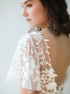 White Embroidered Lace - Janine -Elegance in Lace JanineLaceDress
