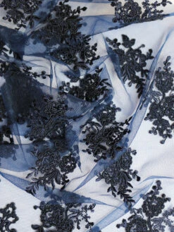 Navy Corded Lace - Janis -Elegance in Lace JanisNavy