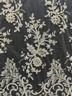 Ivory Beaded Lace - Jessica 19 Ivory Beaded Lace - Jessica -Elegance in Lace JessicaLace