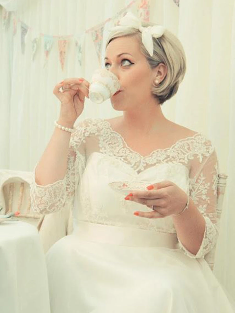 Ivory Beaded Lace - Jessica 4 Ivory Beaded Lace - Jessica - Image 2