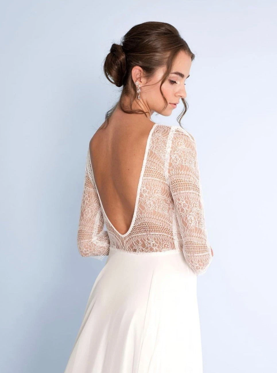 Ivory Chantilly Lace - Jocelyn 16 Ivory Chantilly Lace - Jocelyn - Image 14