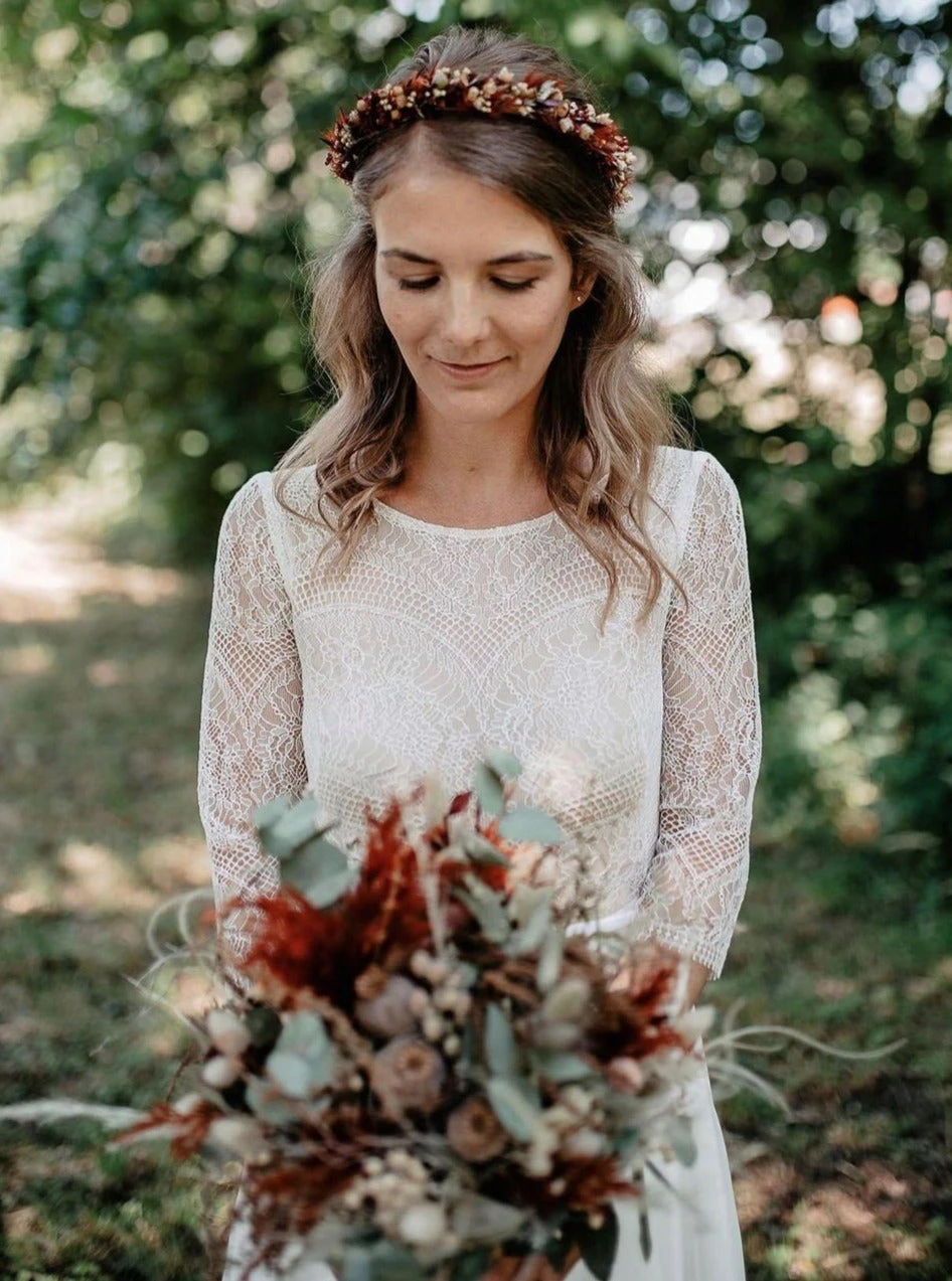 Ivory Chantilly Lace - Jocelyn 5 Ivory Chantilly Lace - Jocelyn - Image 3