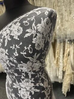 White Chantilly Lace - Kate -Elegance in Lace Katewhite