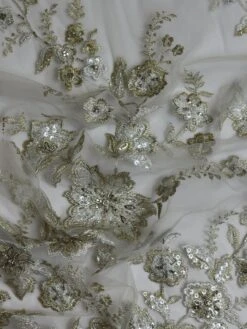 Champagne Beaded Lace - Kendall -Elegance in Lace Kendall