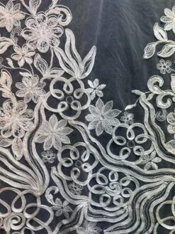 Ivory Corded Lace - Libby 13 Ivory Corded Lace - Libby -Elegance in Lace LIbby