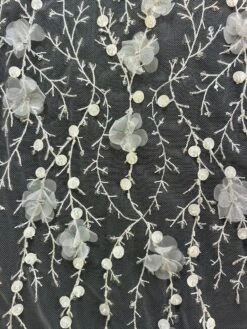 Ivory 3D Floral Lace - Lamar 19 Ivory 3D Floral Lace - Lamar -Elegance in Lace Lamar 1