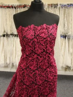 Magenta Guipure Lace - Reese -Elegance in Lace MagentaLace Reese
