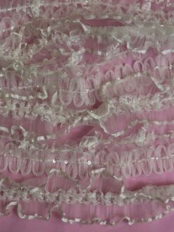 Ivory Ribbon And Beaded Lace - Marianne -Elegance in Lace Marianne closeup