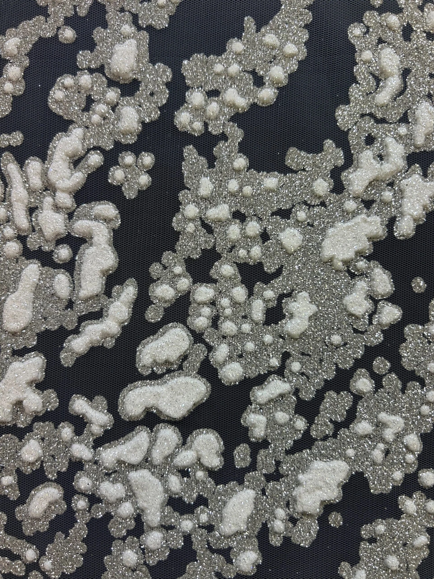 Ivory Glitter 3D Lace - Murdina 7 Ivory Glitter 3D Lace - Murdina - Image 5