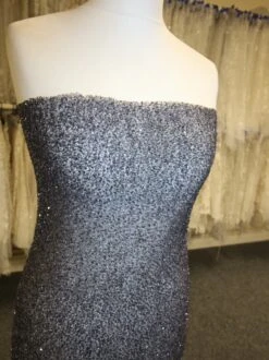 Navy Beaded Lace - Britte -Elegance in Lace NavyBeadedLace Britte