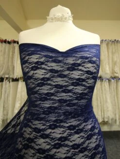 Navy Blue Stretch Lace - Yvonne -Elegance in Lace NavyBridalLace Yvonne 6bcc47e0 2b92 4ef0 bfbc 1f4ae4e0f5ea