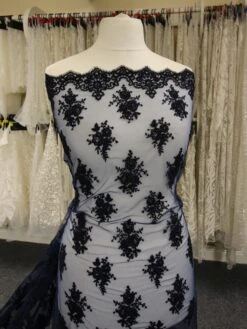 Navy Corded Lace - Janis -Elegance in Lace NavyLace Janis db121708 a4a7 458b b058 b26ebfa44dd6