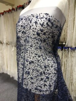 Navy Glitter Puff Lace - Razzle Dazzle -Elegance in Lace NavyLace RazzleDazzle 8c9135a0 e357 4c07 88c6 18027d5c4c6d