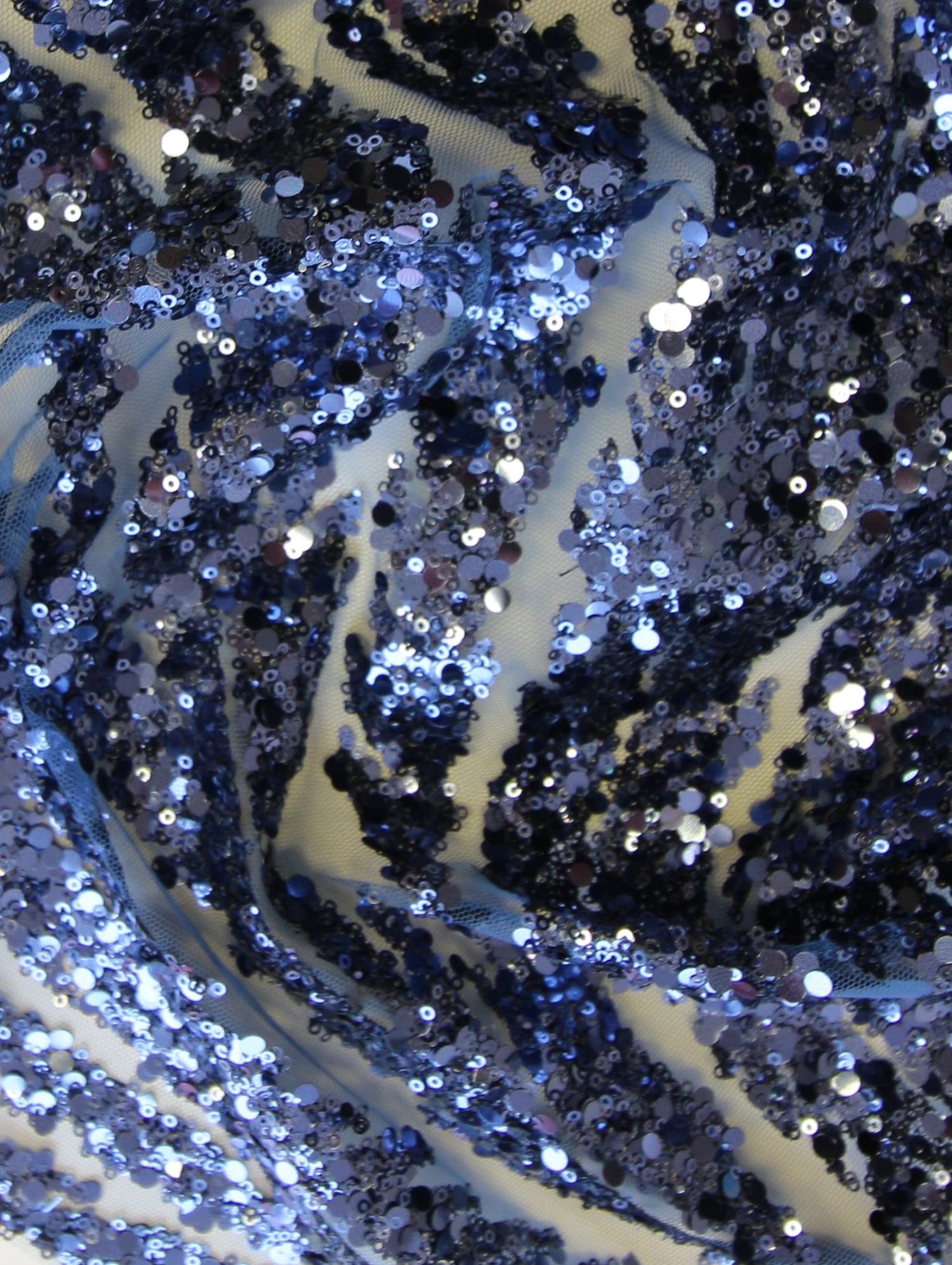 Navy Sequin Glitter Lace - Divine 8 Navy Sequin Glitter Lace - Divine - Image 6